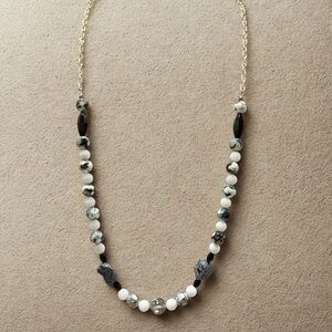 Beautiful Artisan Stone Necklace with 925 chain